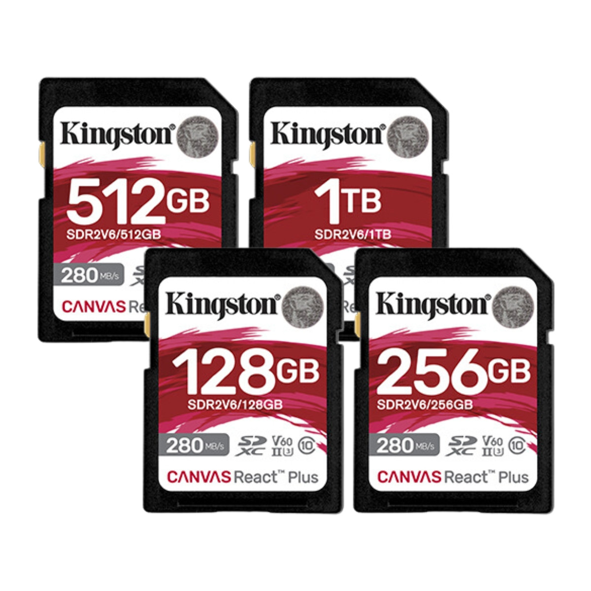 [Pre-Order 1 Week] Kingston Canvas React Plus V60 SD memory card for 4K ...