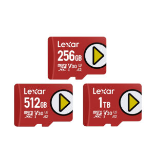 Lexar PLAY microSD Card for gaming devices smartphones & tablets [UHS-I 4K V2 V30 U3 205MB/s]